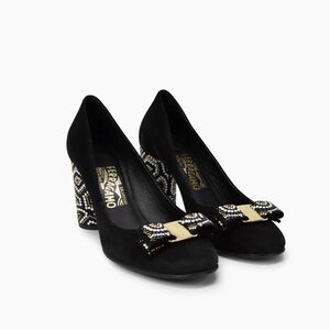 Salvatore Ferragamo Vara Bow, Eva Mosaic Pump